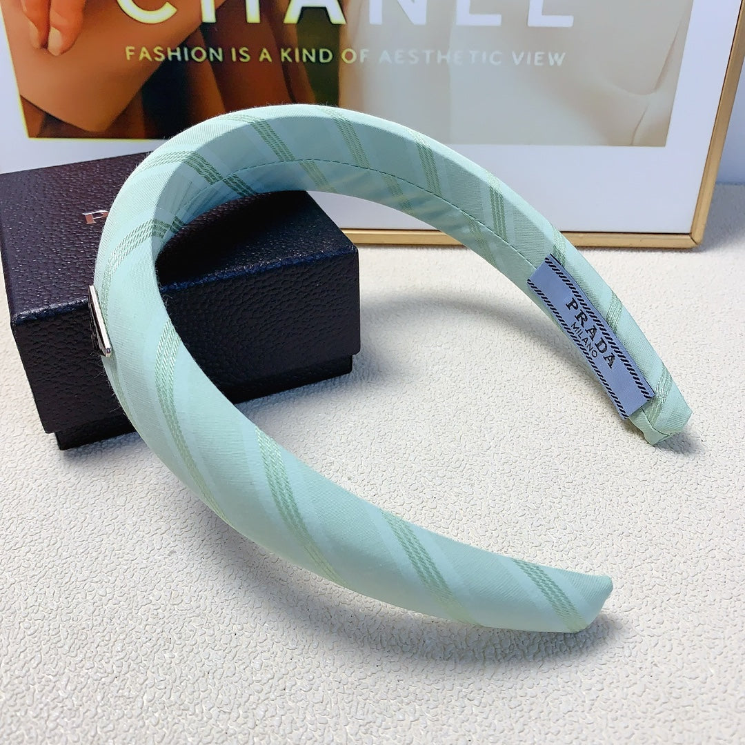 THICH HAIRBAND IN CELESTE BLUE COTTON 232294