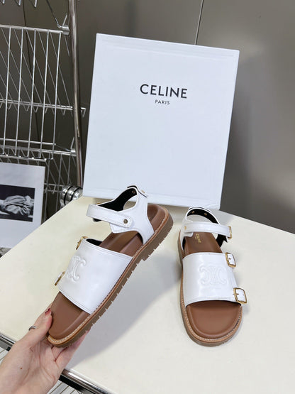 MINO SANDAL IN WHITE CALFSKIN