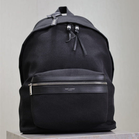 CITY BACKPACK 35 IN BLACK CANVAS