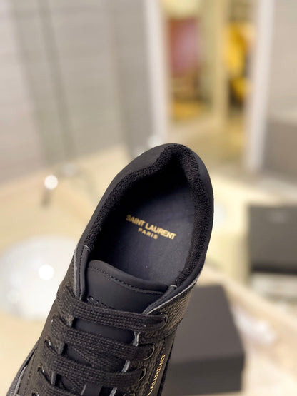 SL SL/61 SNEAKERS BLACK CALFSKIN