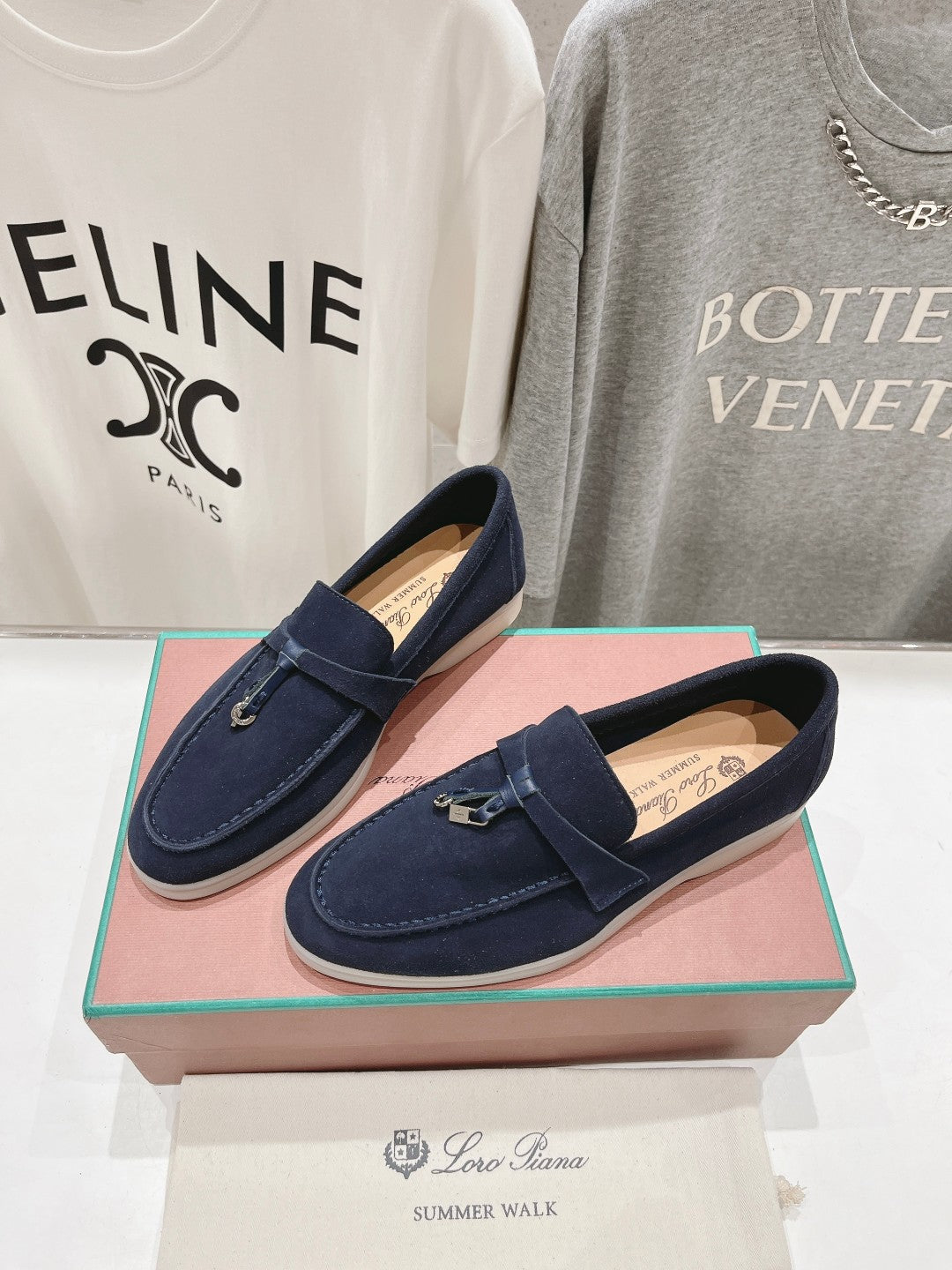 LP SUMMER CHARMS WALK LOAFERS DENIM SUEDE