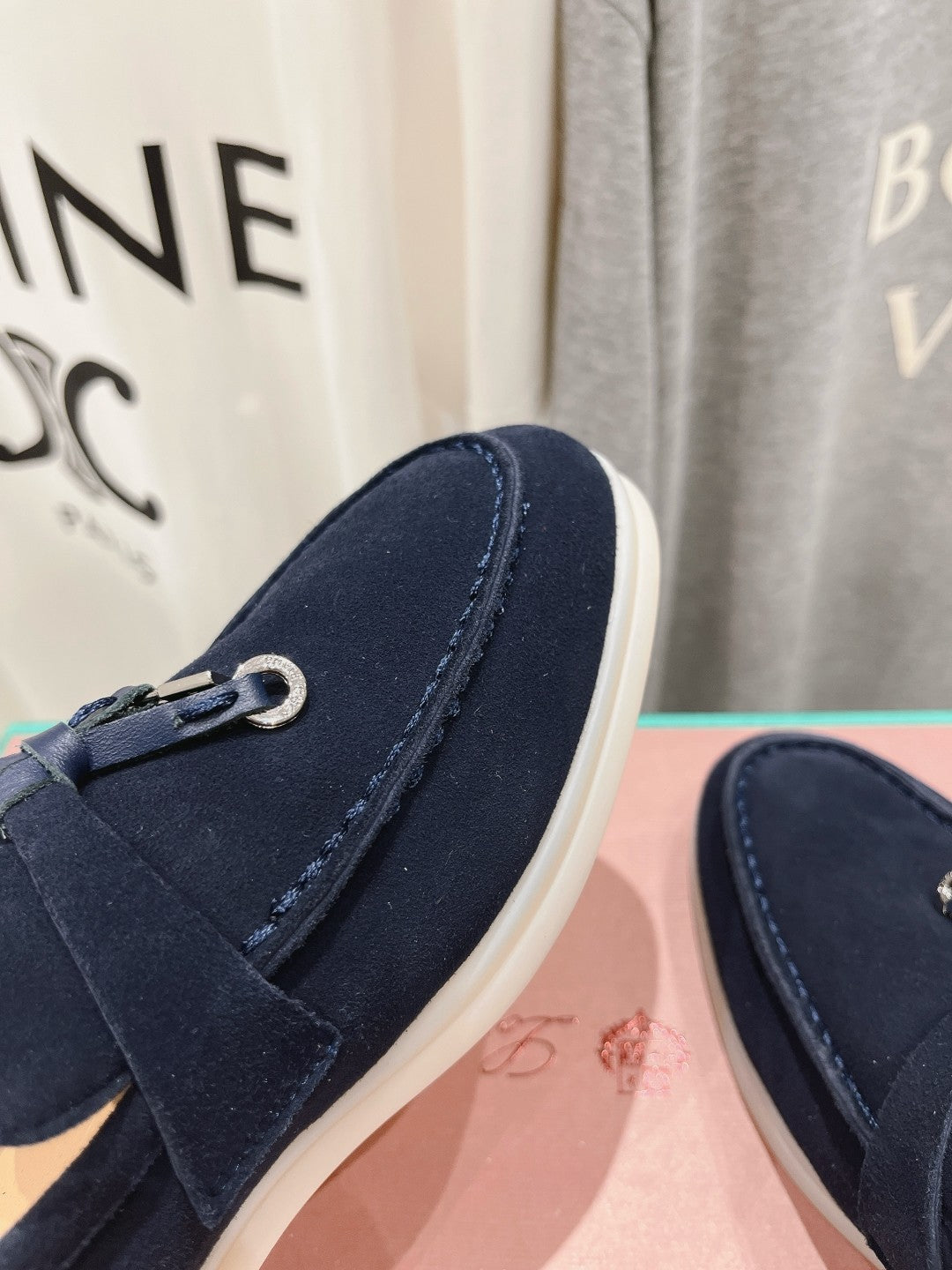 LP SUMMER CHARMS WALK LOAFERS DENIM SUEDE