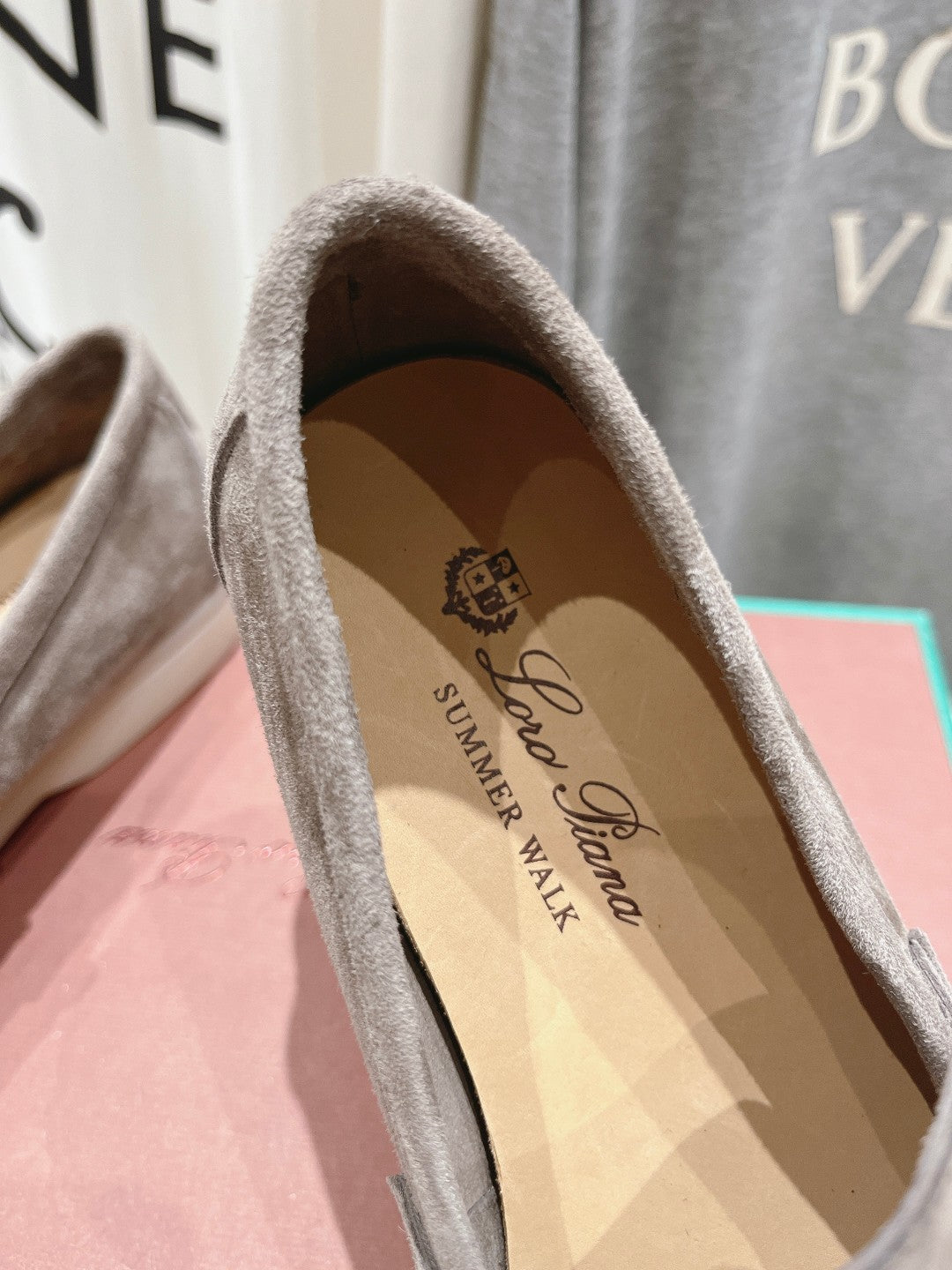 LP SUMMER CHARMS WALK LOAFERS GRAY SUEDE