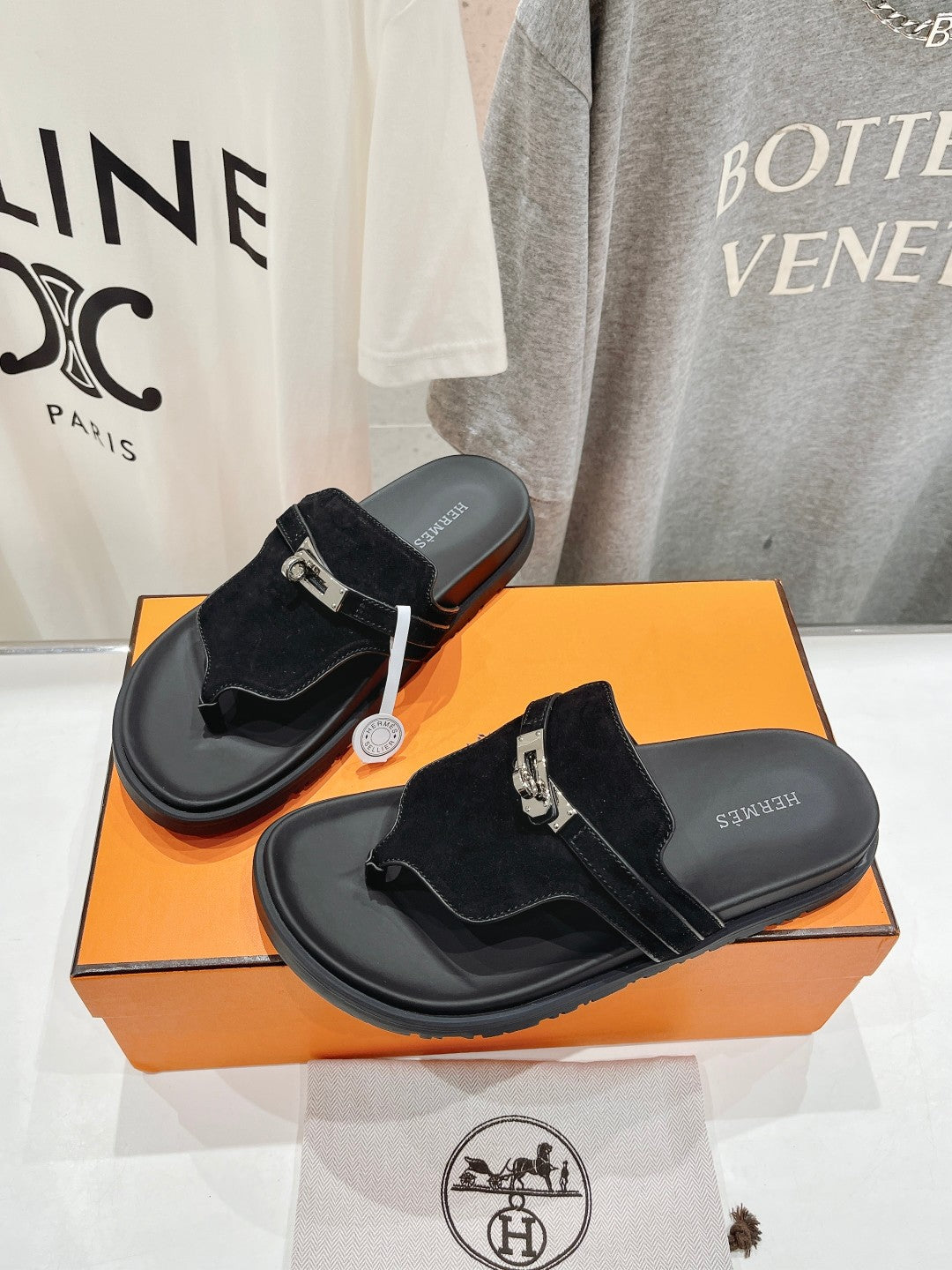 EMPIRE SANDAL BLACK SUEDE