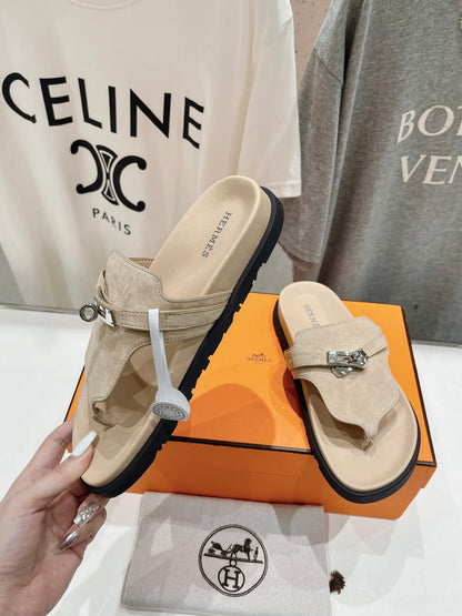 EMPIRE SANDAL PASTEL PINK SUEDE