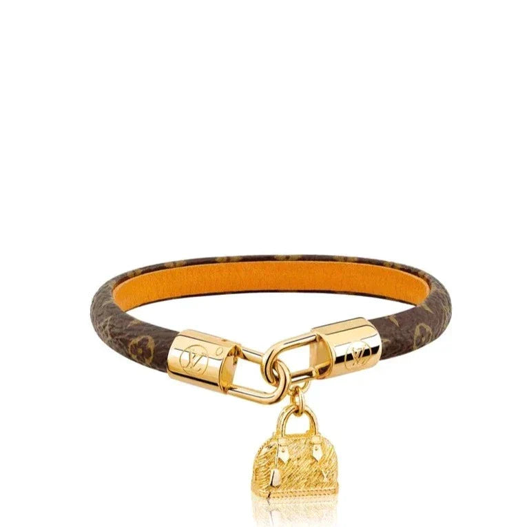 LV ALMA PINK GOLD CANVAS